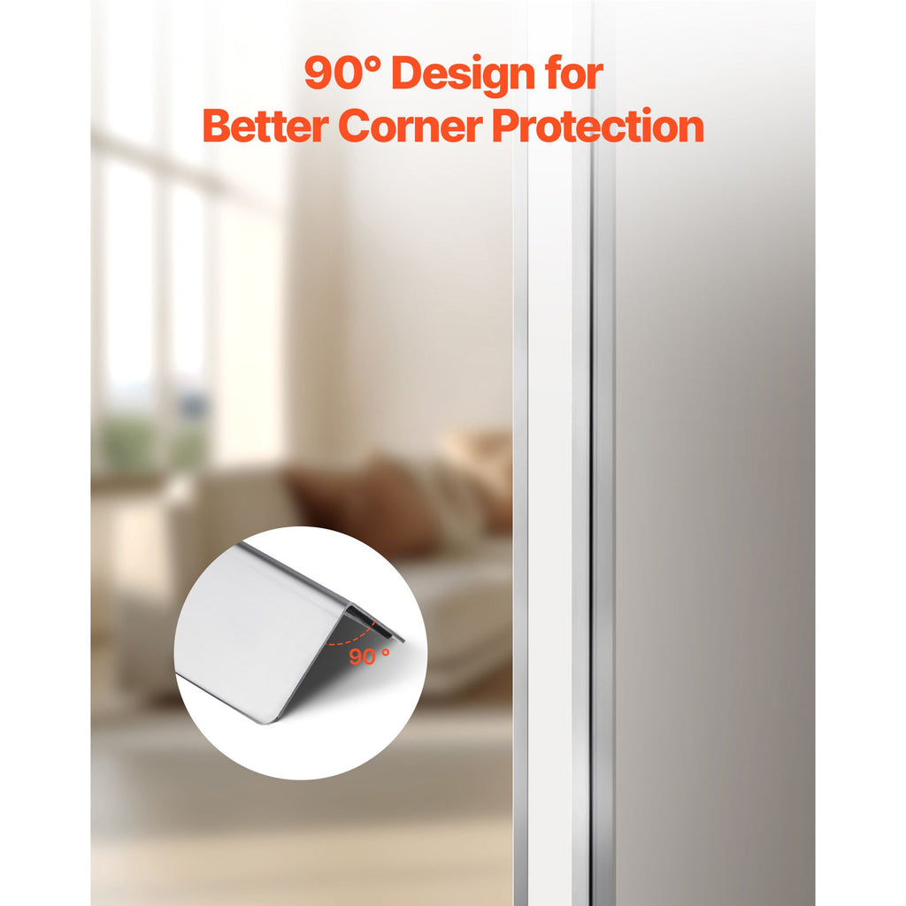 Stainless Steel Wall Corner Guards (10-Pack) – 90-Degree Edge Trim – photo 4 of 5