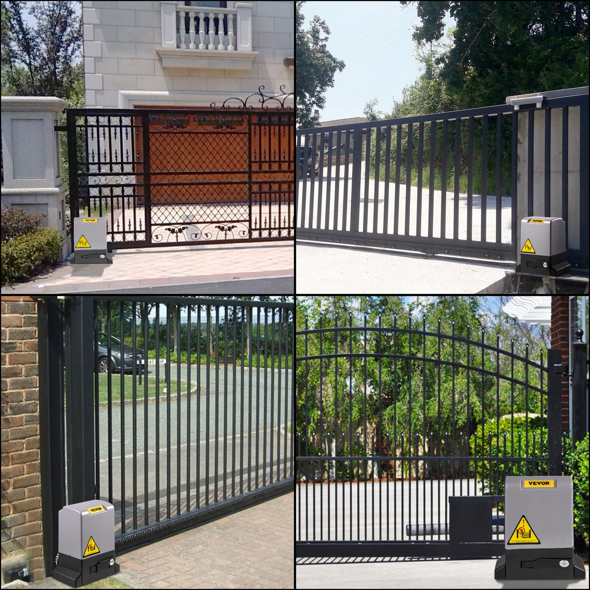 Automatic Sliding Gate Opener – 1800kg, App & Remote Control