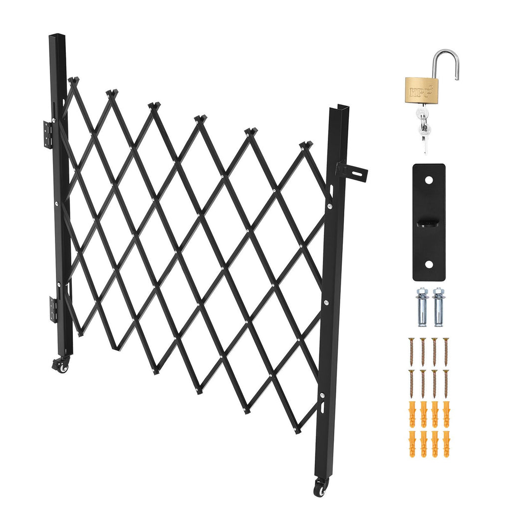 Folding Security Gate – Lockable Scissor Gate, 1100x1310mm – photo 1 of 5