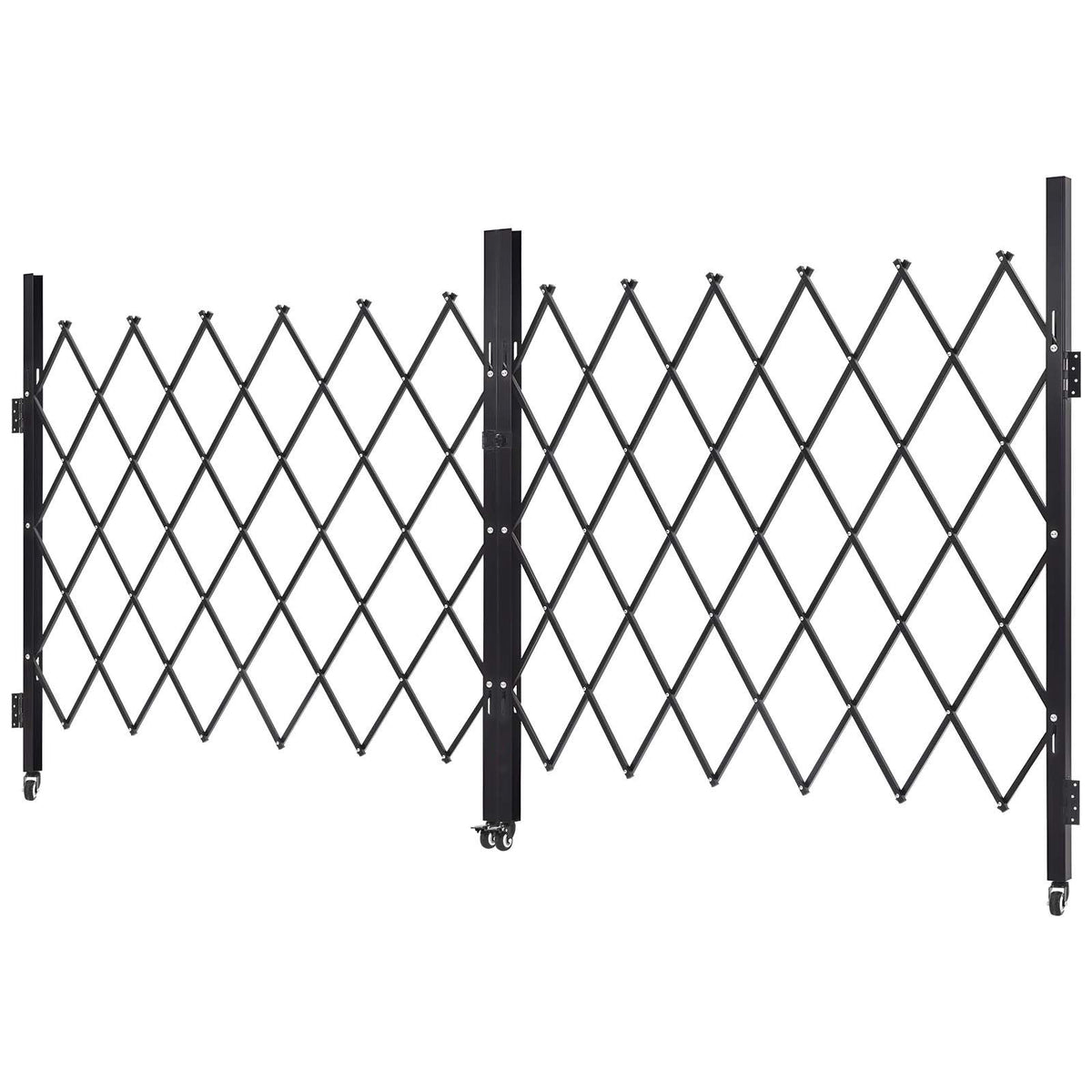 Double Folding Security Gate – Lockable Scissor Gate, 3200x1605mm