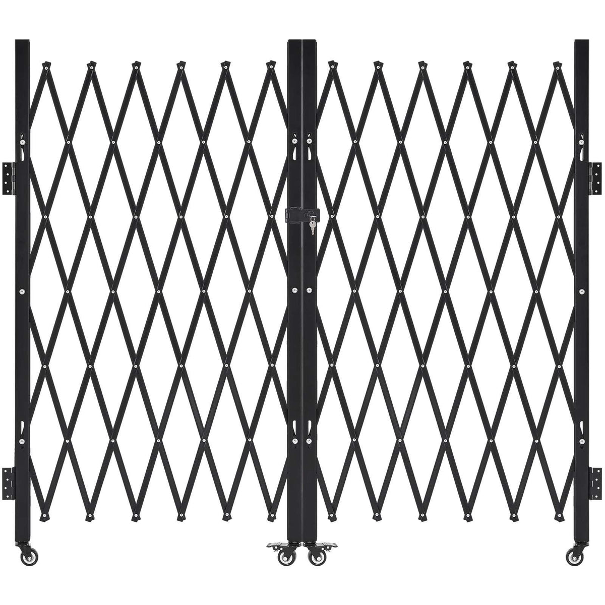 Double Folding Security Gate – Lockable Scissor Gate, 3200x1605mm
