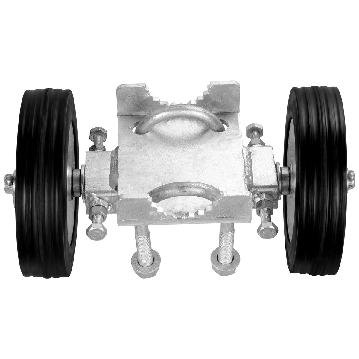 Sliding Gate Roller Kit – 6in Universal, 600lbs Load, Black