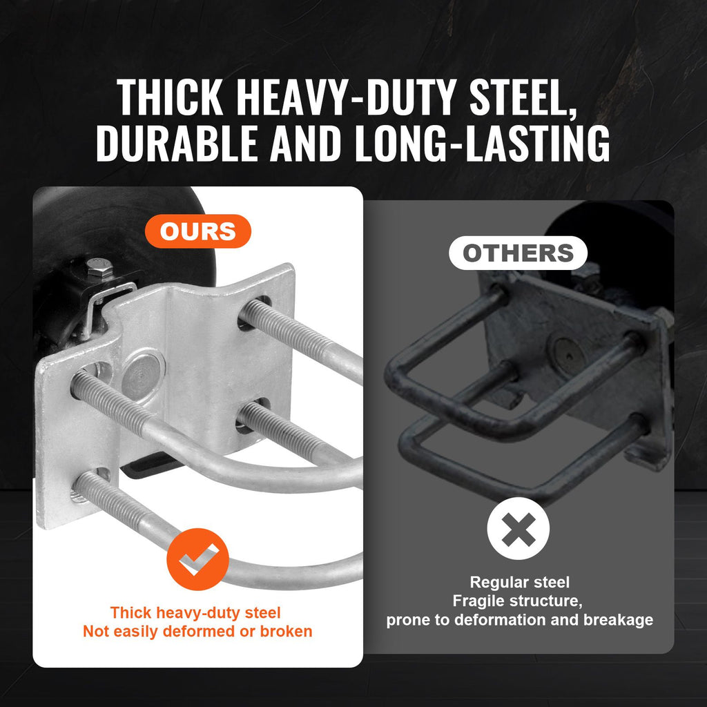 Sliding Gate Roller Kit – U-Groove, 4 Track Wheels, Heavy Duty – photo 2 of 5