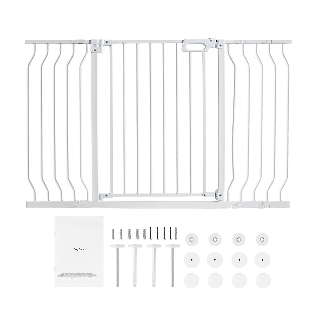 Auto-Close Baby & Pet Safety Gate – Extra Wide 749-1346mm, White – photo 1 of 5