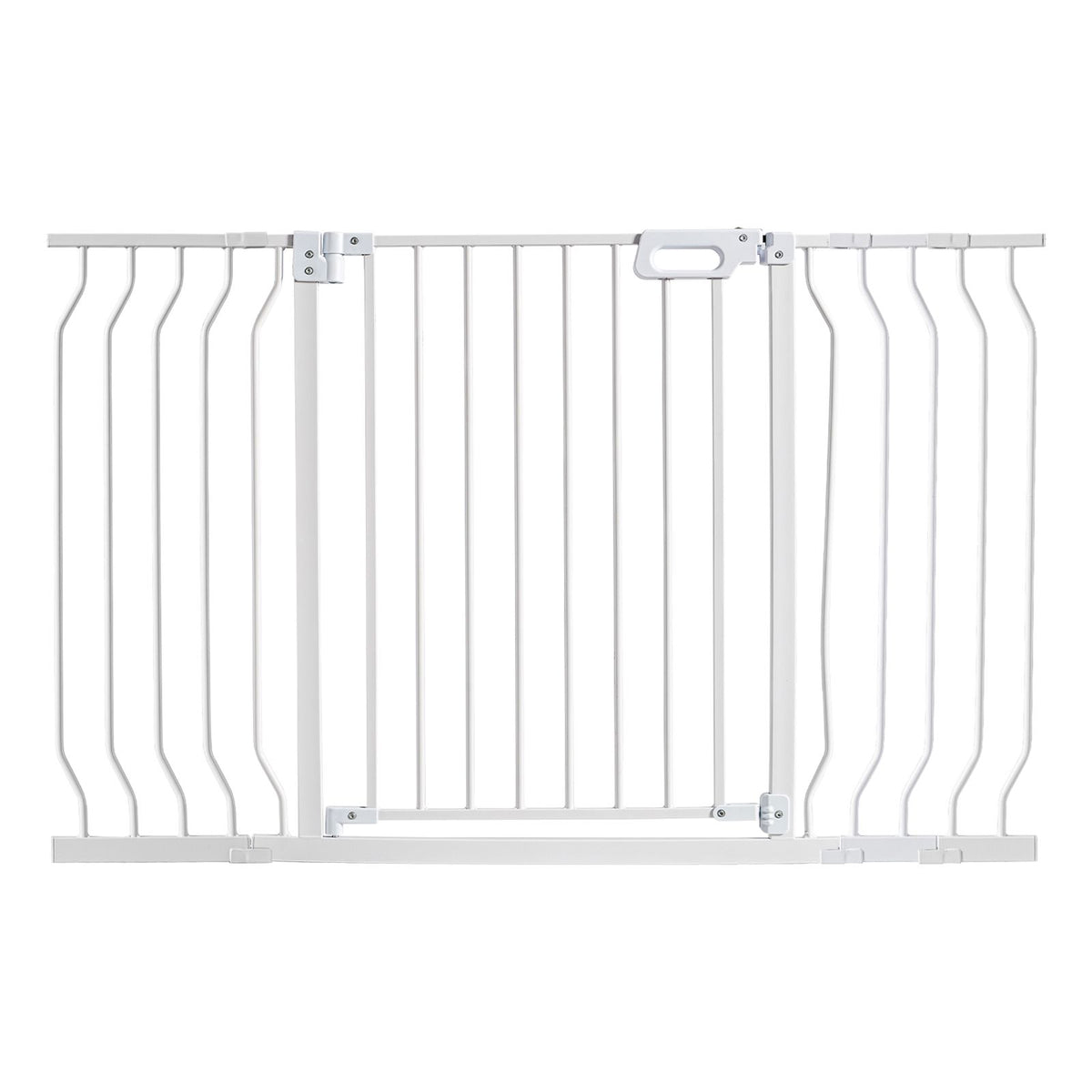 Auto-Close Baby & Pet Safety Gate – Extra Wide 749-1346mm, White