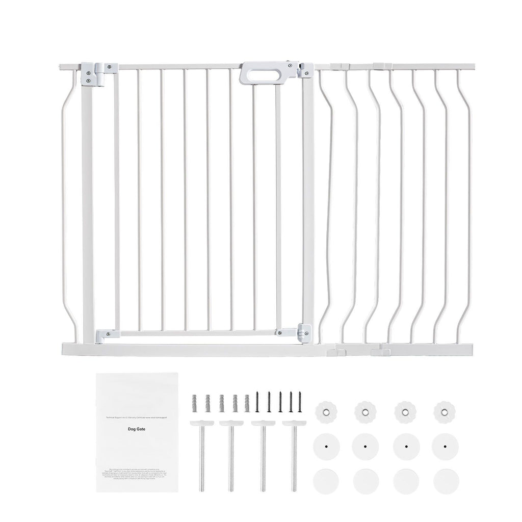 Auto-Close Baby & Pet Safety Gate – Extra Wide 749-1229mm, White – photo 1 of 5