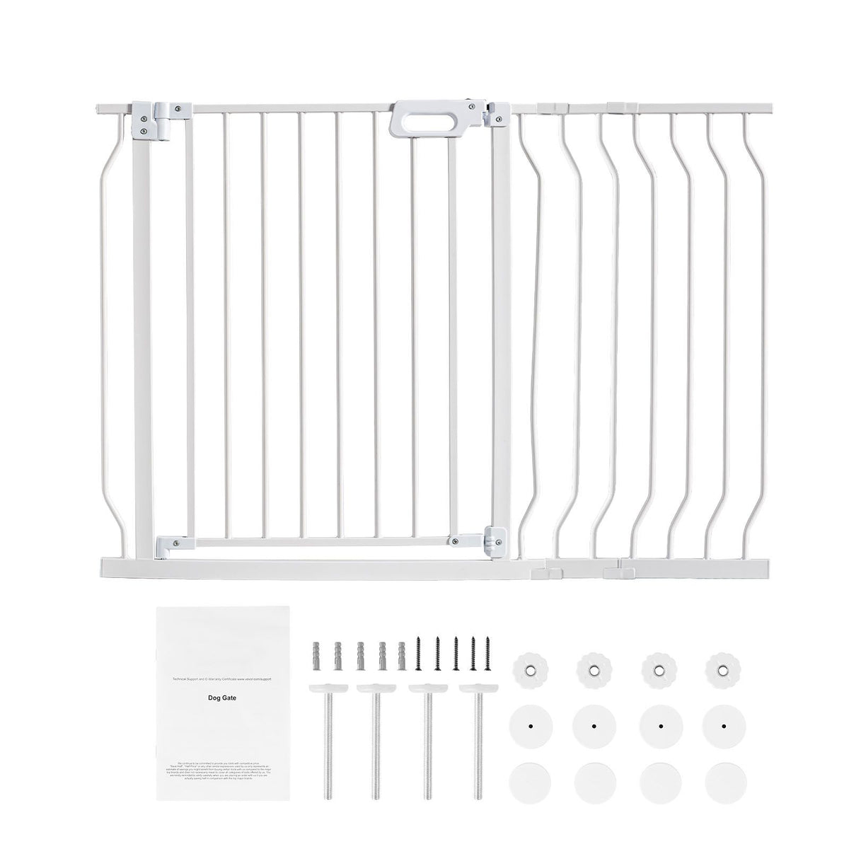 Auto-Close Baby & Pet Safety Gate – Extra Wide 749-1229mm, White – photo 1 of 5