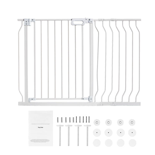 Auto-Close Baby & Pet Safety Gate – Extra Wide 749-1229mm, White – photo 1 of 5