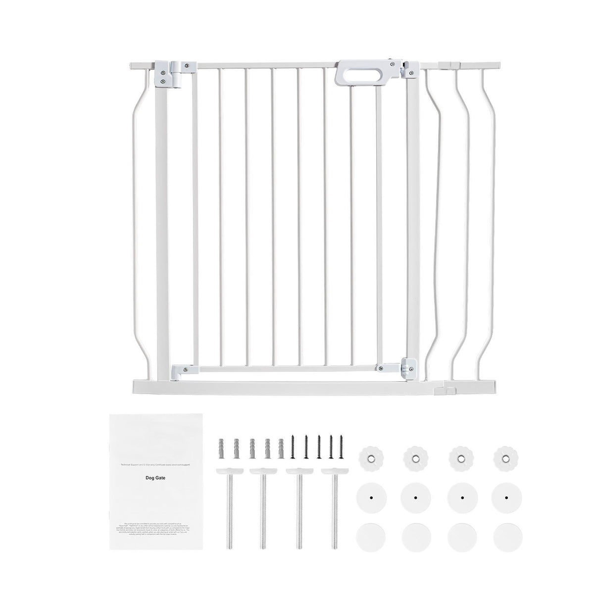 Auto-Close Baby & Pet Safety Gate – Extra Wide 749-990mm, White – photo 1 of 5
