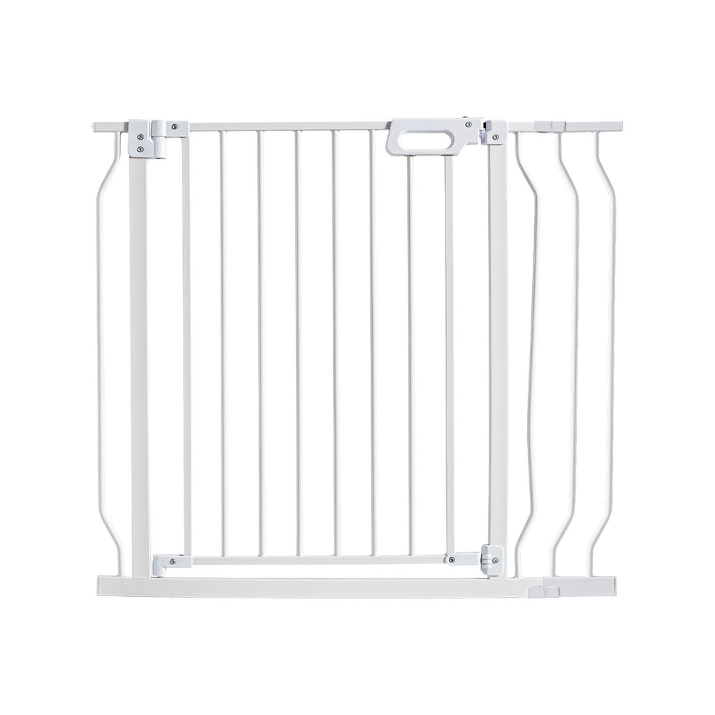 Auto-Close Baby & Pet Safety Gate – Extra Wide 749-990mm, White