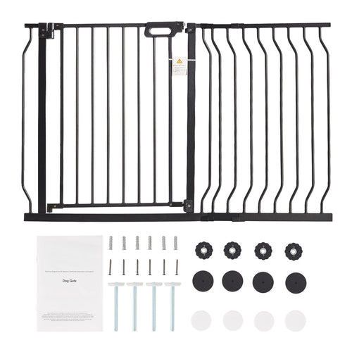 Auto-Close Baby & Pet Safety Gate – Extra Wide 749-1229mm, Black – photo 1 of 5