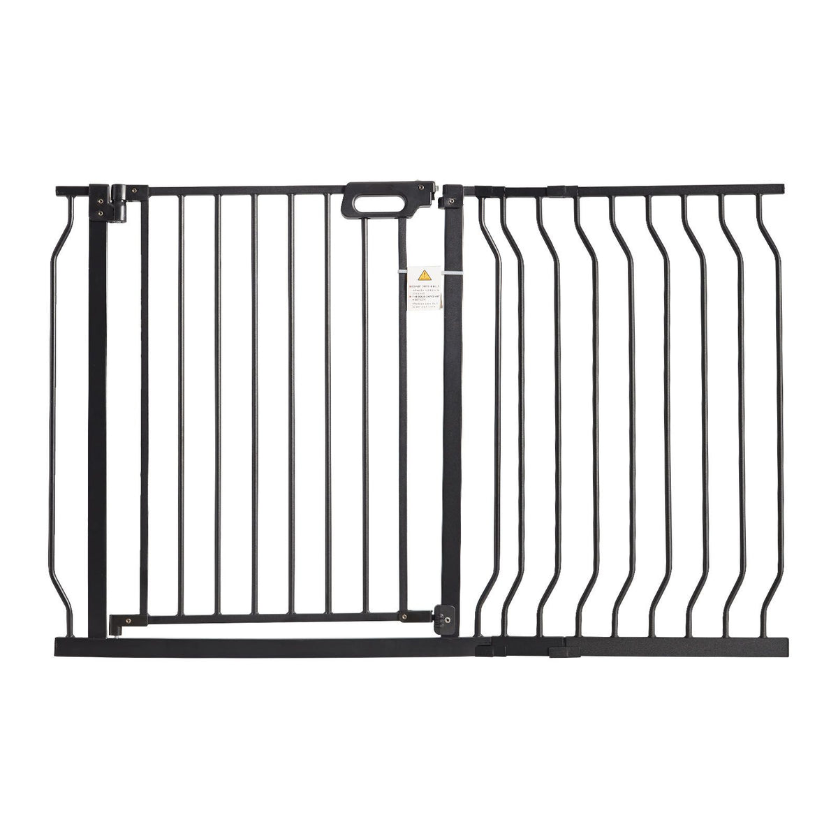 Auto-Close Baby & Pet Safety Gate – Extra Wide 749-1229mm, Black