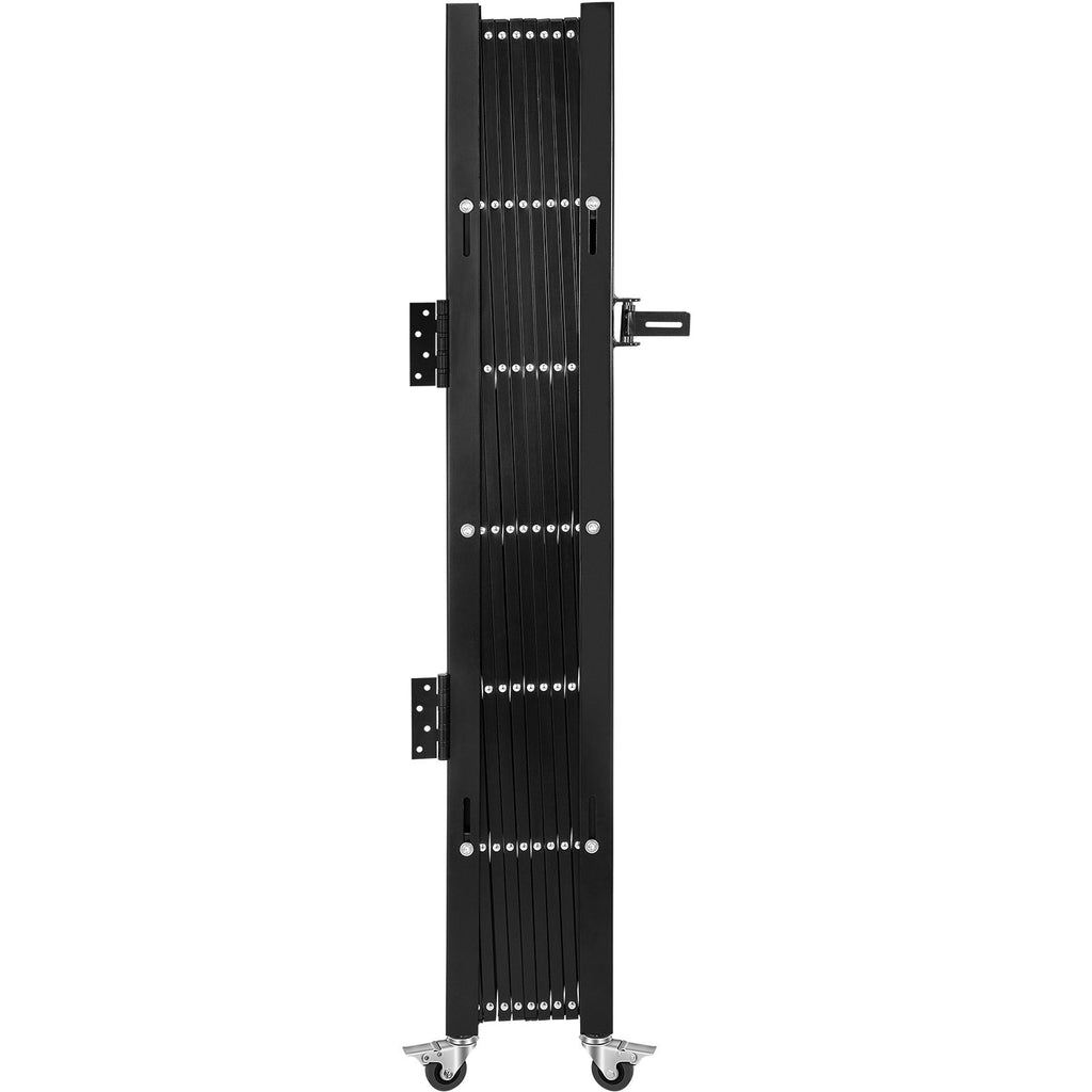 Folding Security Gate – Steel Accordion, 85x95in, with Padlock