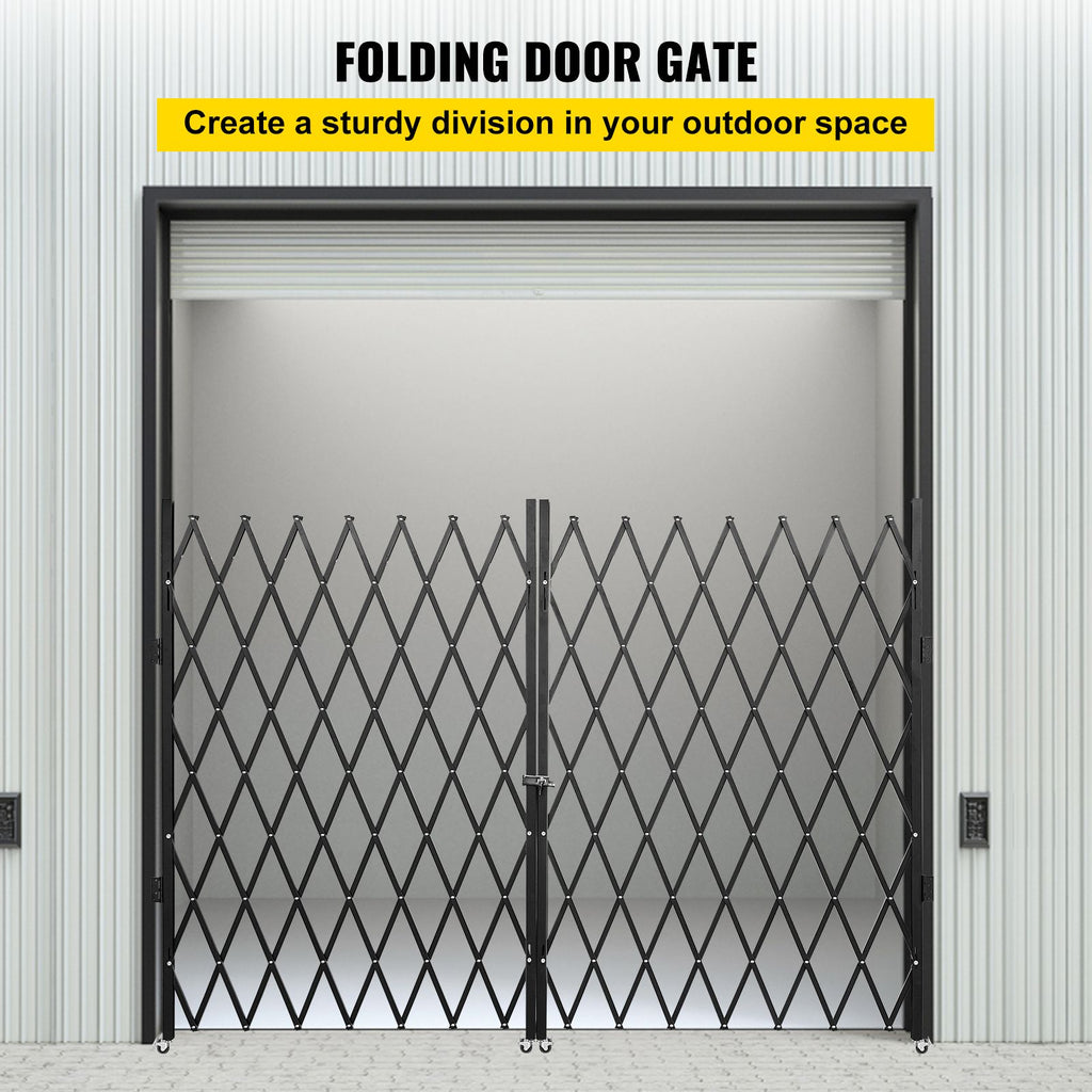 Double Folding Security Gate – Scissor Gate, 5.1x10.2ft – photo 2 of 5