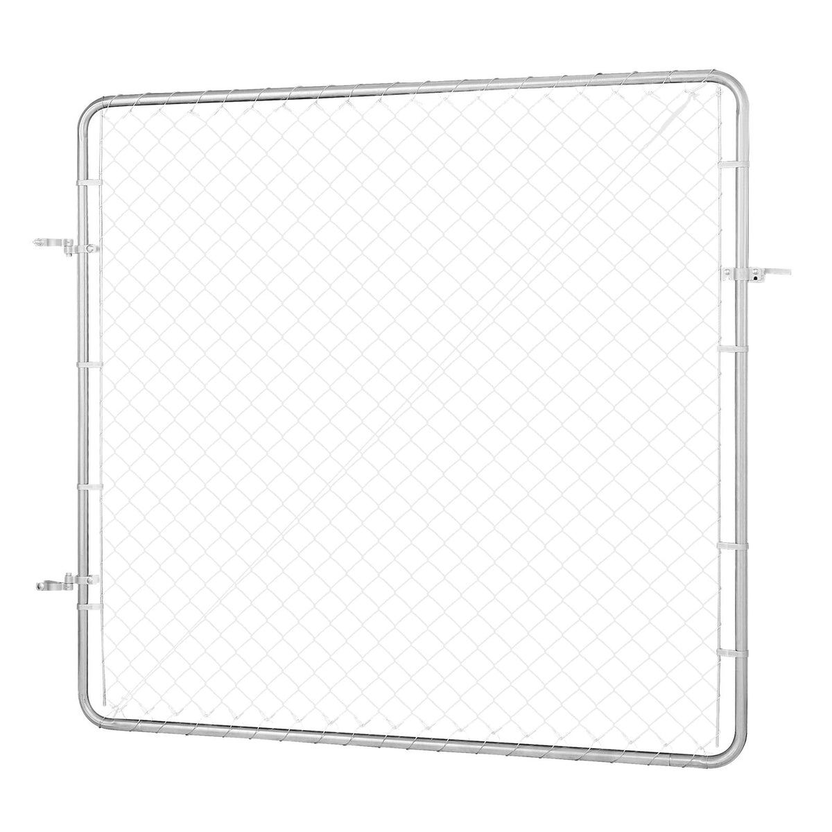 Chain Link Fence Gate – Adjustable 70x72in, Rust-Resistant