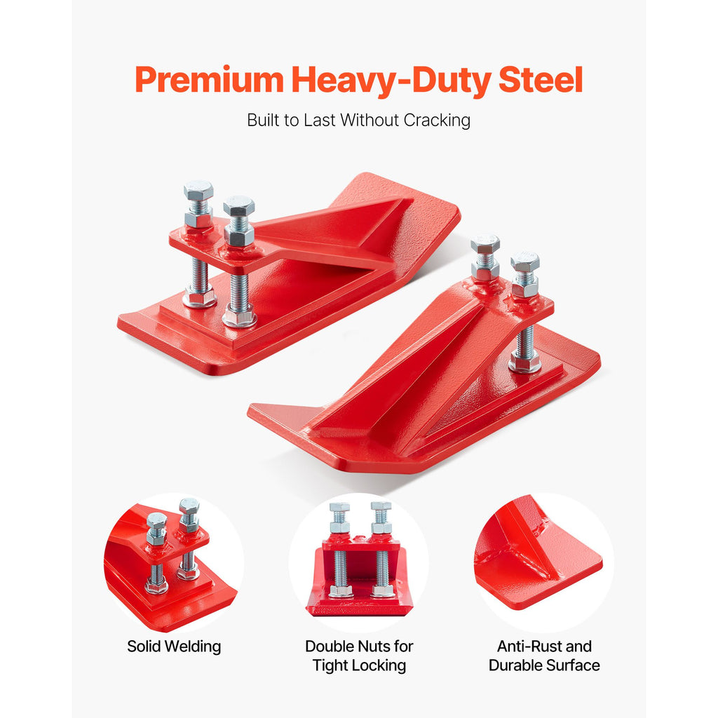 Tractor Bucket Edge Protector (2-Pack) – Heavy Duty Steel, Red – photo 3 of 5