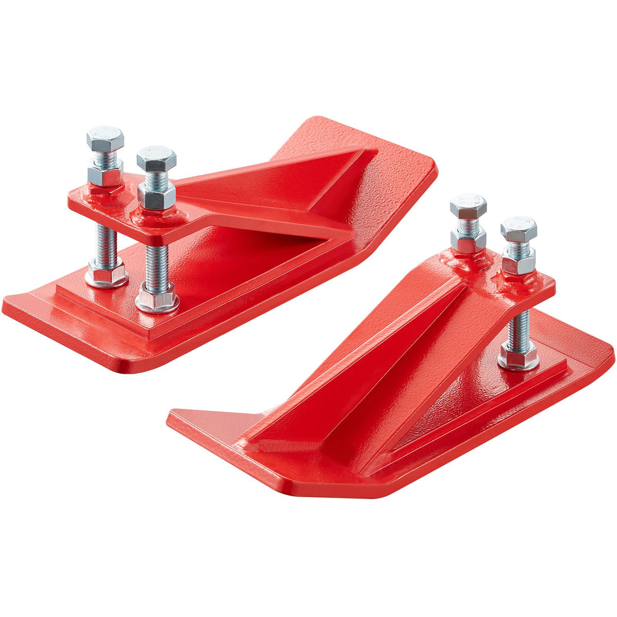 Tractor Bucket Edge Protector (2-Pack) – Heavy Duty Steel, Red