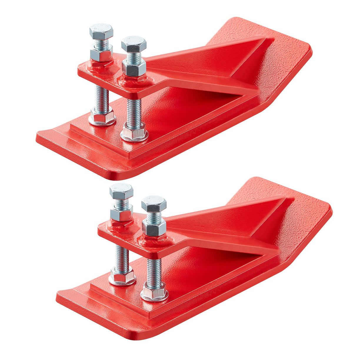 Tractor Bucket Edge Protector (2-Pack) – Heavy Duty Steel, Red