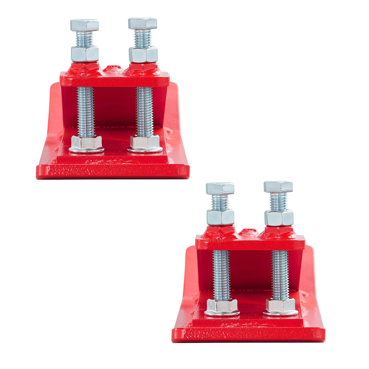Tractor Bucket Edge Protector (2-Pack) – Heavy Duty Steel, Red