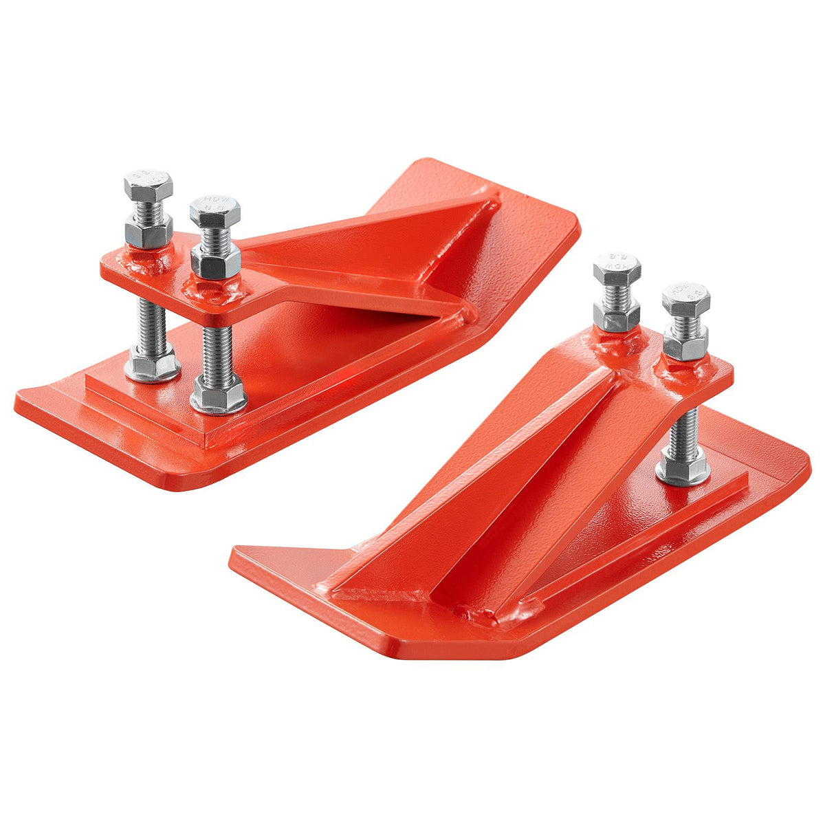 Tractor Bucket Edge Protector (2-Pack) – Heavy Duty Steel, Orange