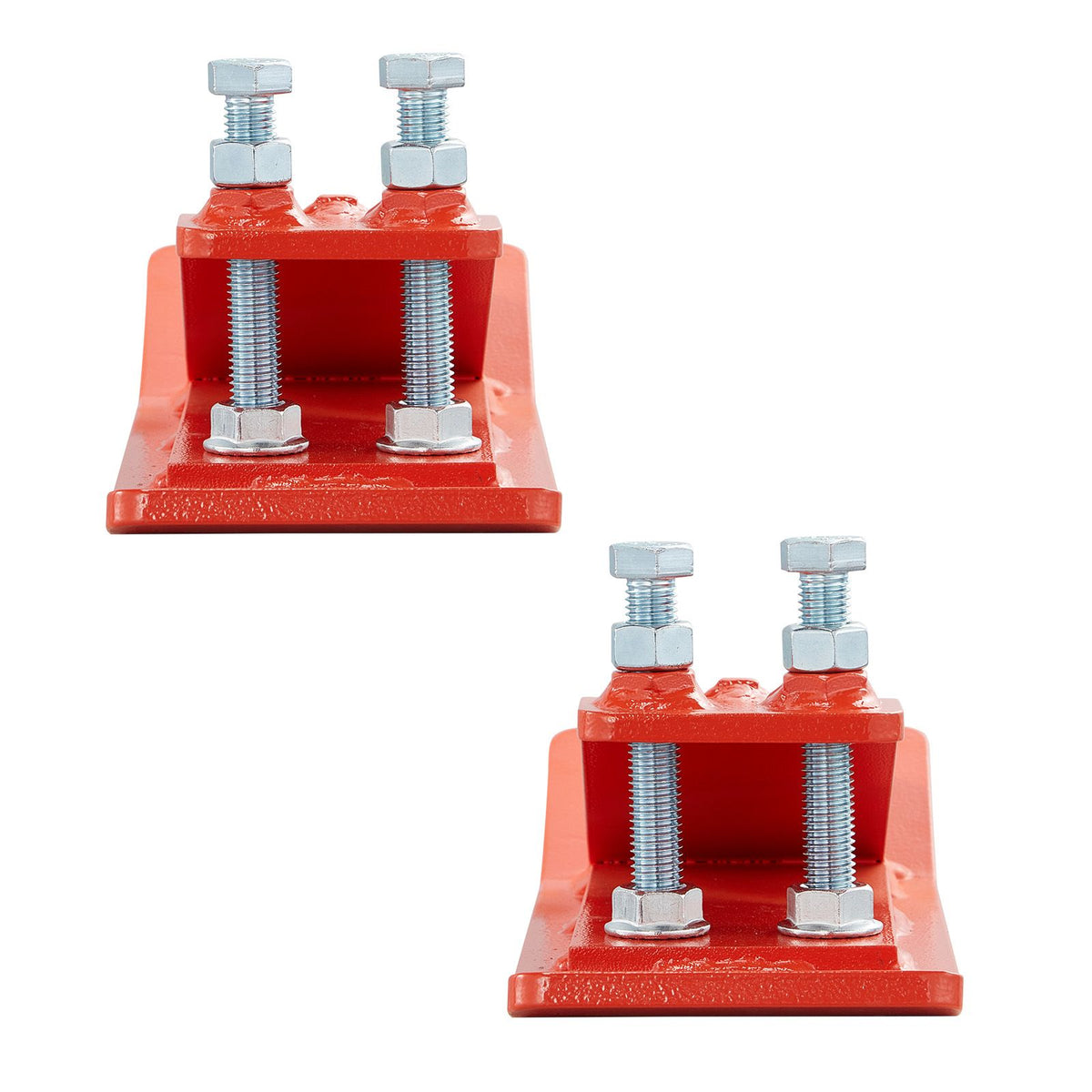 Tractor Bucket Edge Protector (2-Pack) – Heavy Duty Steel, Orange