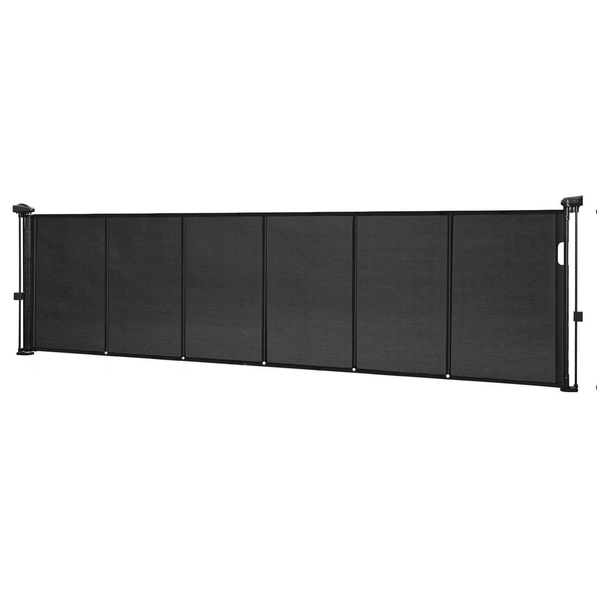 Retractable Baby Gate – Extends to 2800mm, Mesh, Black – photo 1 of 5