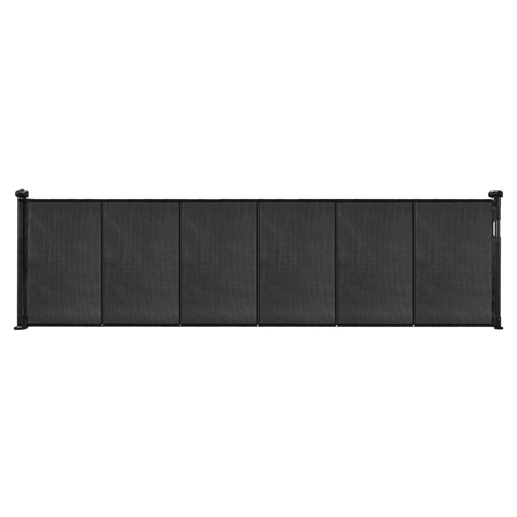 Retractable Baby Gate – Extends to 2800mm, Mesh, Black