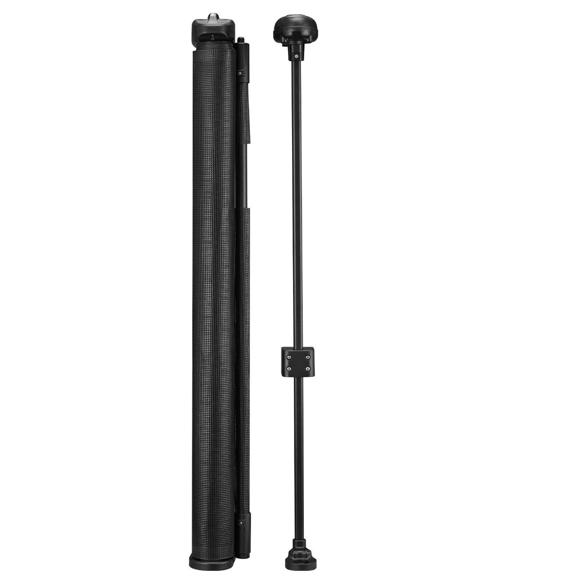 Retractable Baby Gate – Extends to 2800mm, Mesh, Black